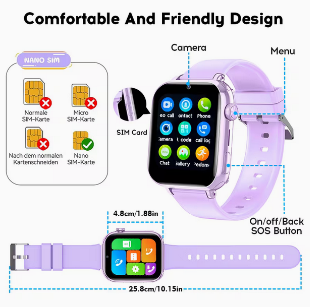 Kids GPS Tracker Watch