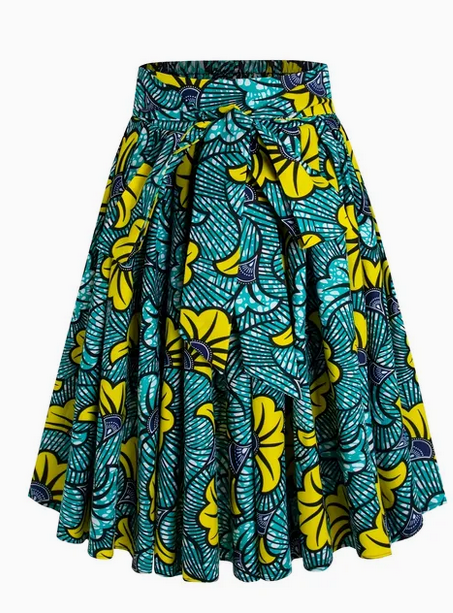Floral African Print Dress