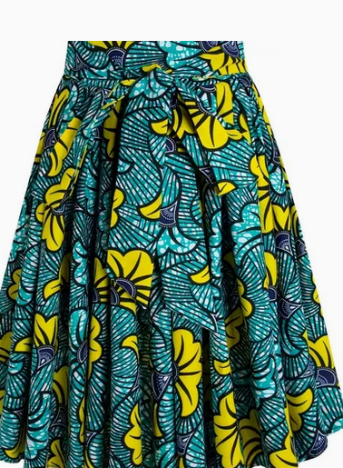 Floral African Print Dress